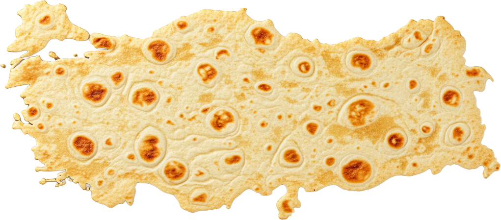 Turkey Tortilla Map